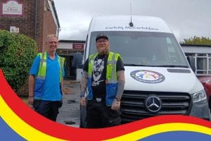 Faith in Families provided school uniform support through Cwtch Mawr Multibank Cymru, distributing 35,000 items to 26 schools across Swansea and Bridgend.